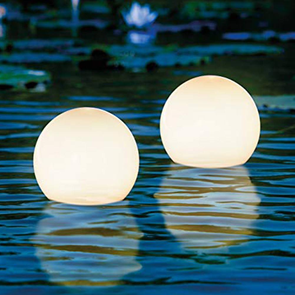 Pool Light Solar Rechargeable - 6Pcs Full Solar Garden Lights Round