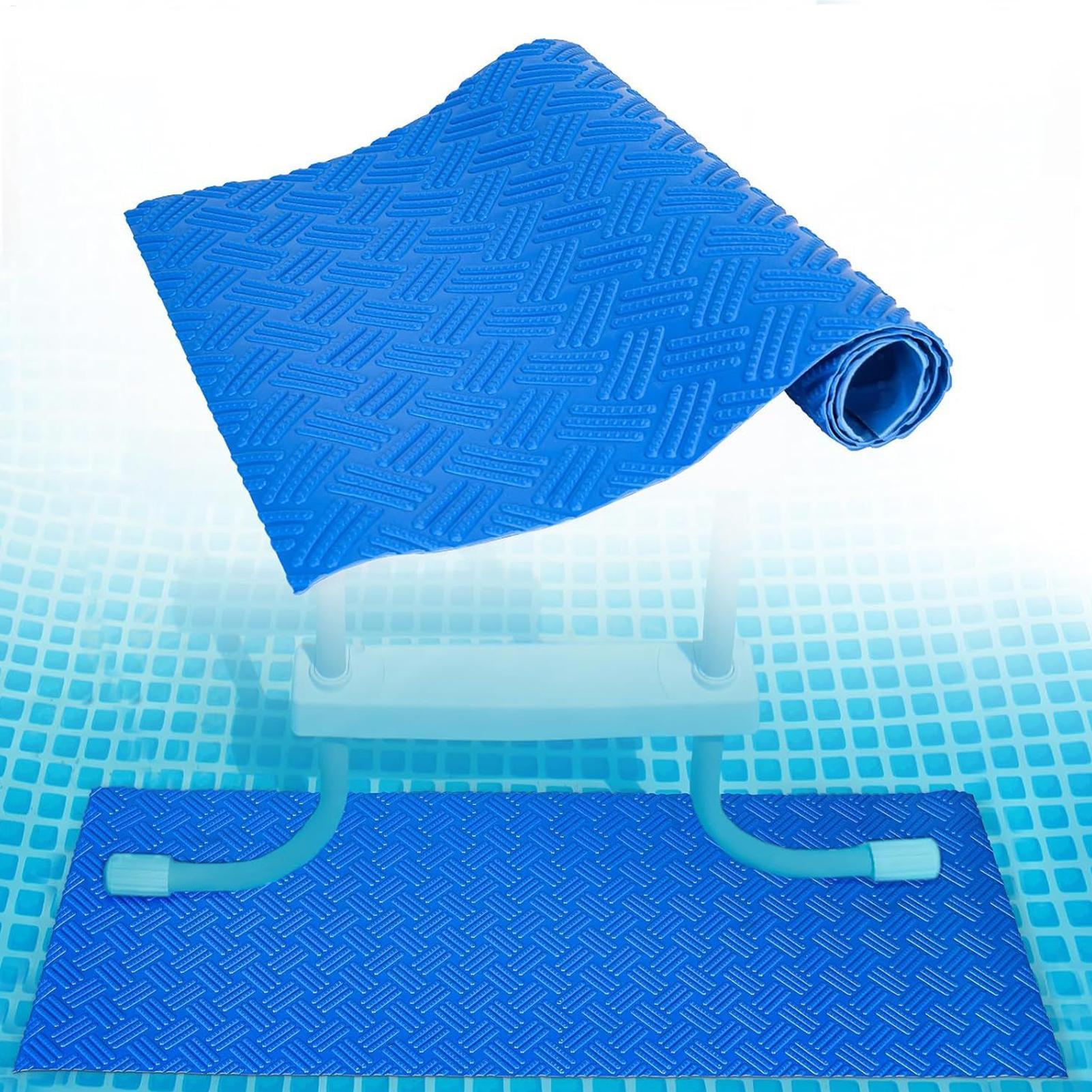 Pool Ladder Above Ground - Swimming Pool Ladder Mat Safety Non-slip