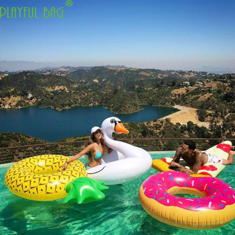 Pool Float Ring Inflatable - Inflatable Pineapple swimming pool large party