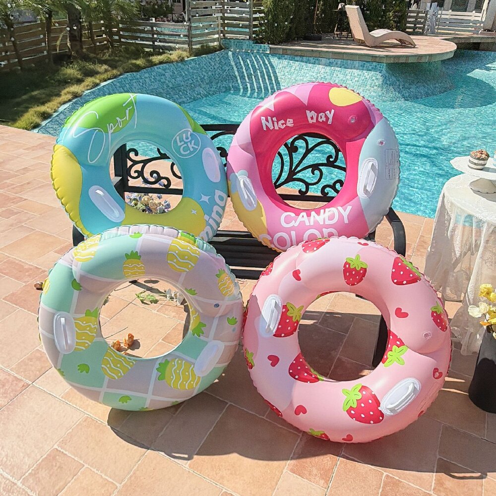 Pool Float Ring Inflatable - Rooxin Adult Swim Ring Pool Float