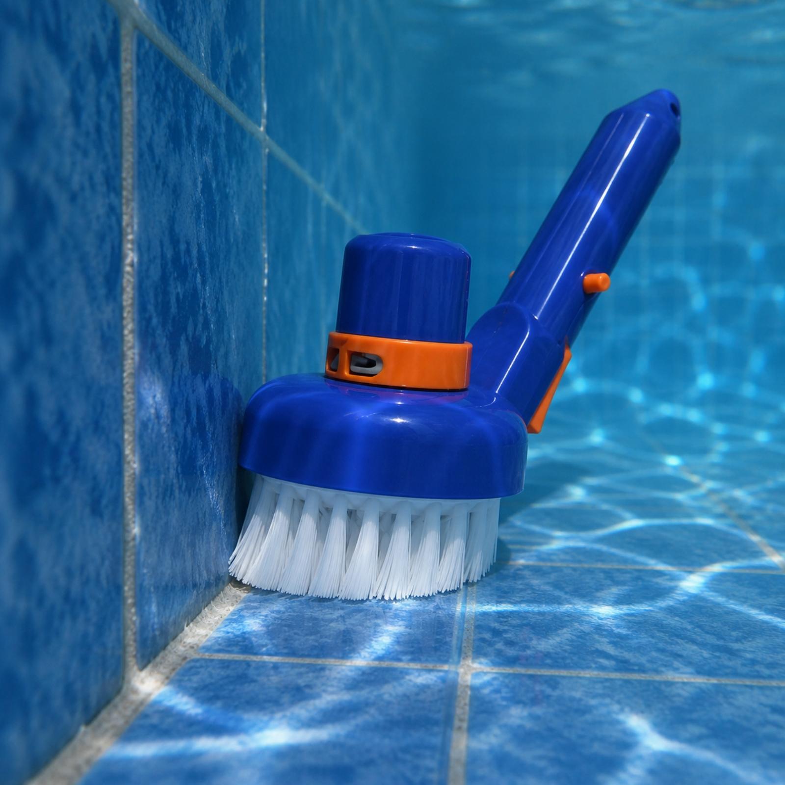 Manual Pool Corner Brush with  - Pool Vacuum Manual 评论和价格