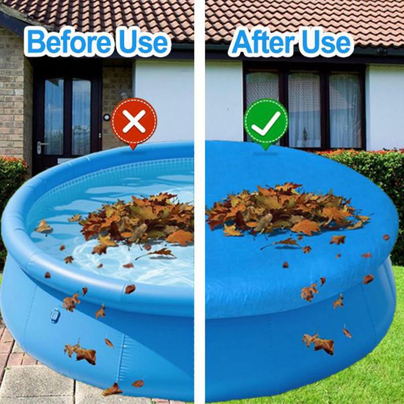 PE Waterproof Pool Mat Round P - Pool Cover Waterproof 评论和价格