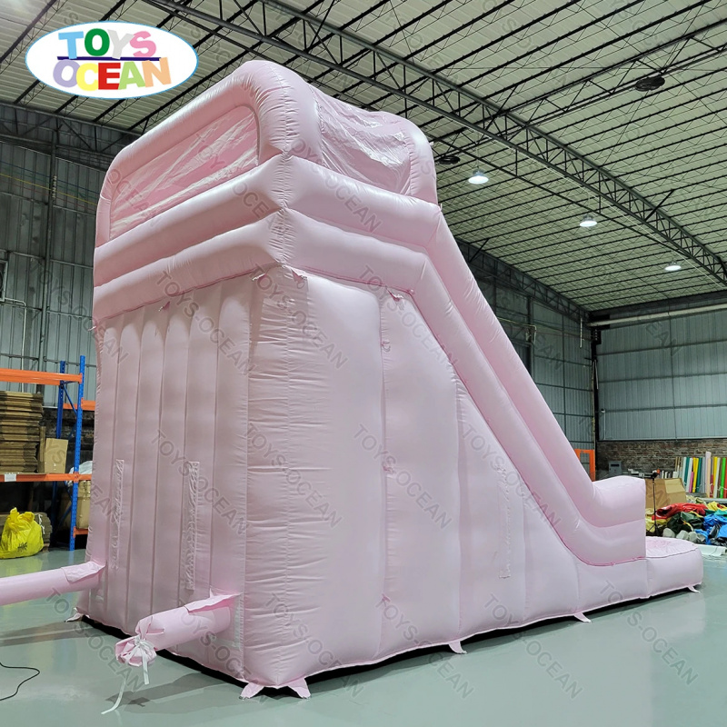 Commercial Grade Pink Double L - Water Slide Inflatable 评论和价格