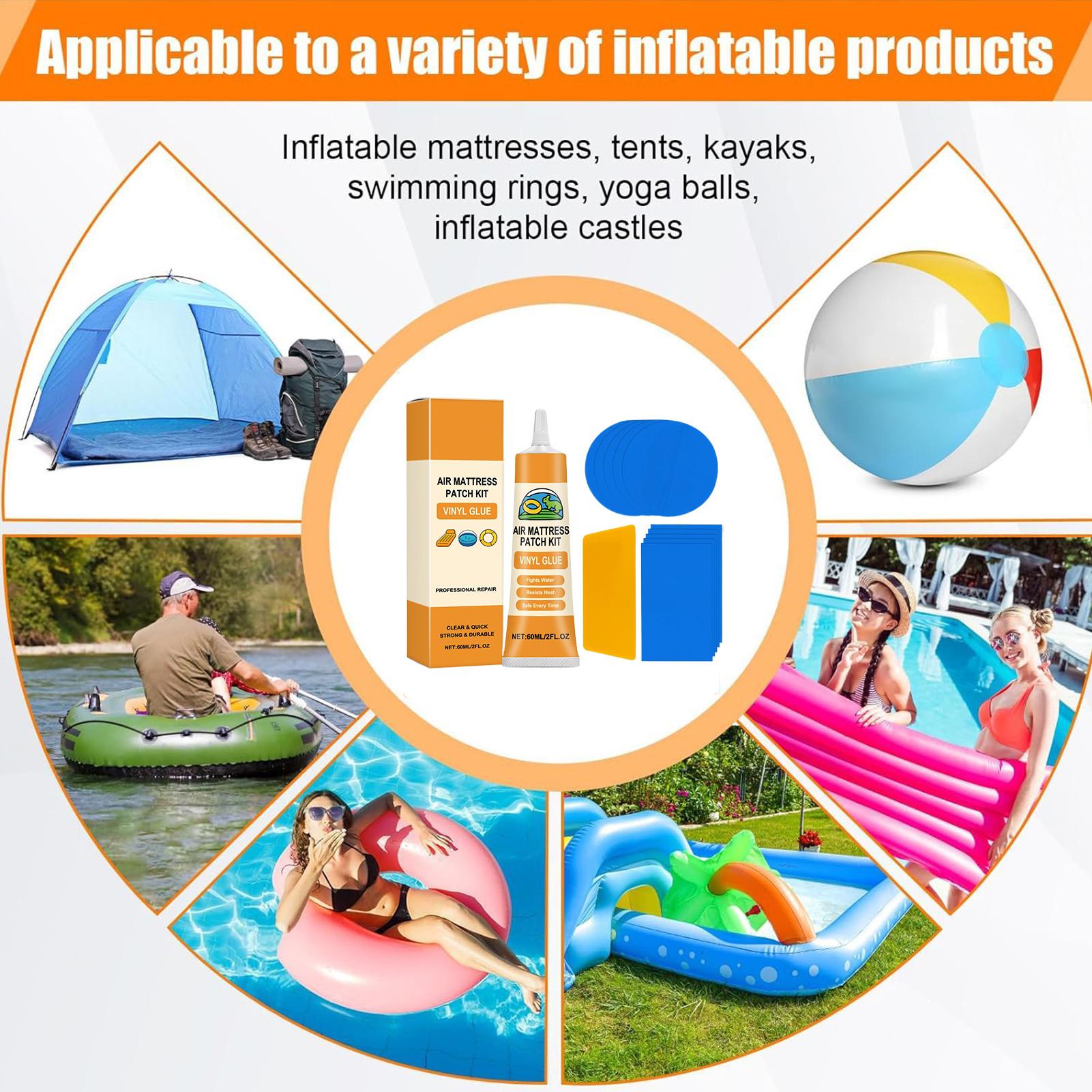 Repair Patch Kit Vinyl Waterpr - Pool Lounger Inflatable 评论和价格