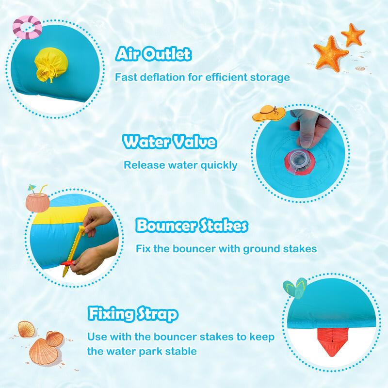 Inflatable Water Park Bounce H - Water Slide Inflatable 评论和价格