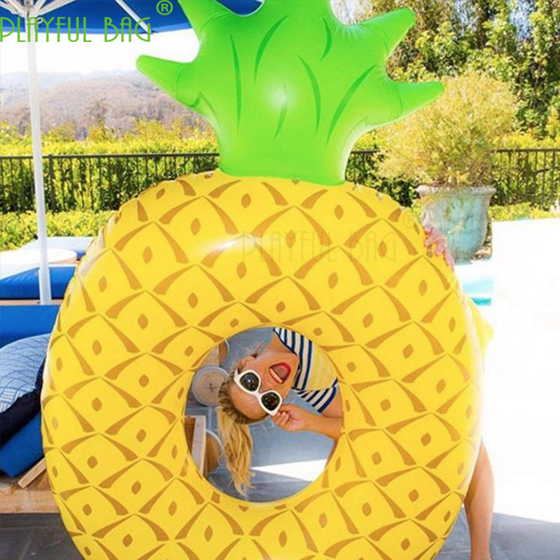 Inflatable Pineapple swimming  - Pool Float Ring Inflatable 评论和价格