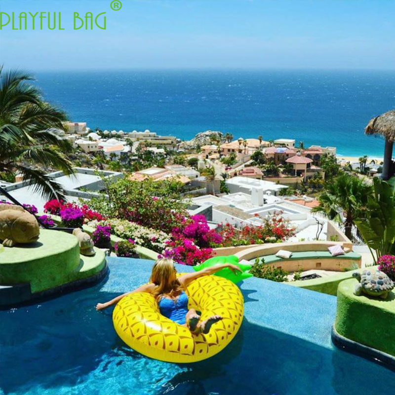 Inflatable Pineapple swimming  - Pool Float Ring Inflatable 评论和价格