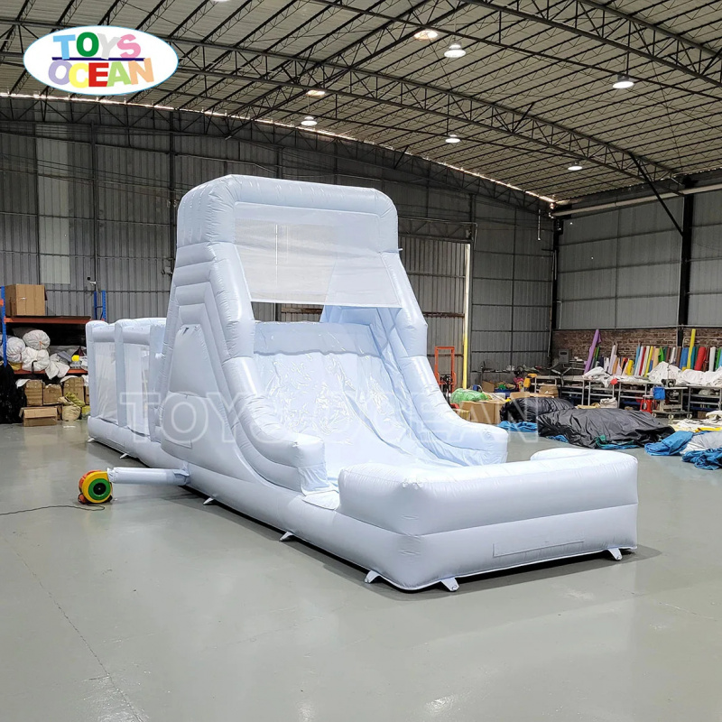 White Inflatable Water Slide w - Water Slide Inflatable 评论和价格