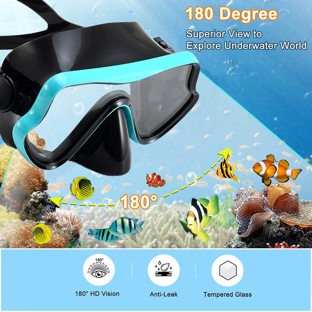 Diving Mask Swimming Goggles S - Snorkel Mask Full Face 评论和价格