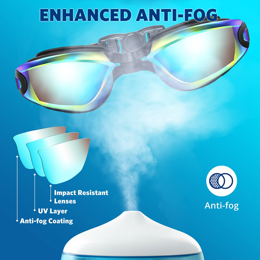 Swimming Goggles Professional  - Swim Goggles Anti Fog Uv 评论和价格
