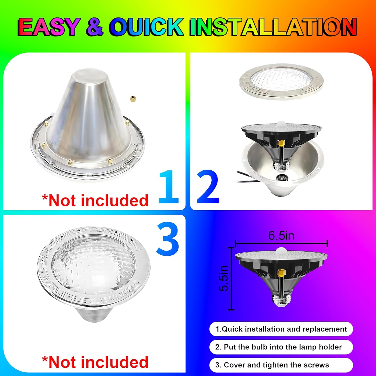 Solar Pool Lights All Season M - Pool Light Solar Rechargeable 评论和价格