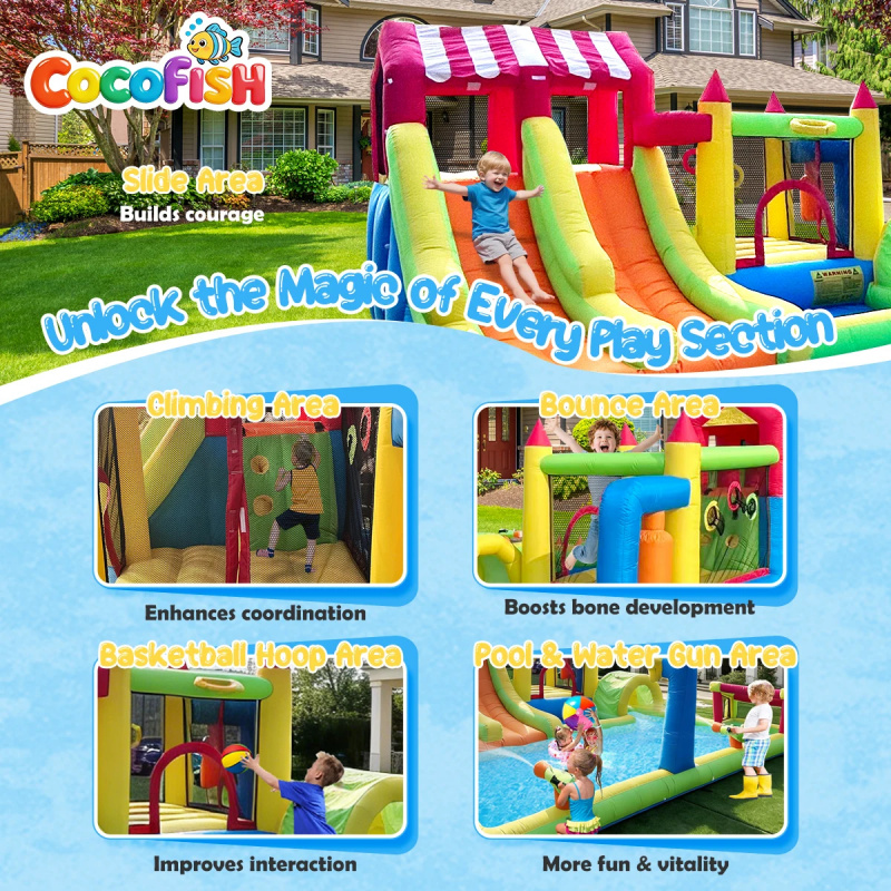Cocofish Cocofish Backyard Sum - Water Slide Inflatable 评论和价格