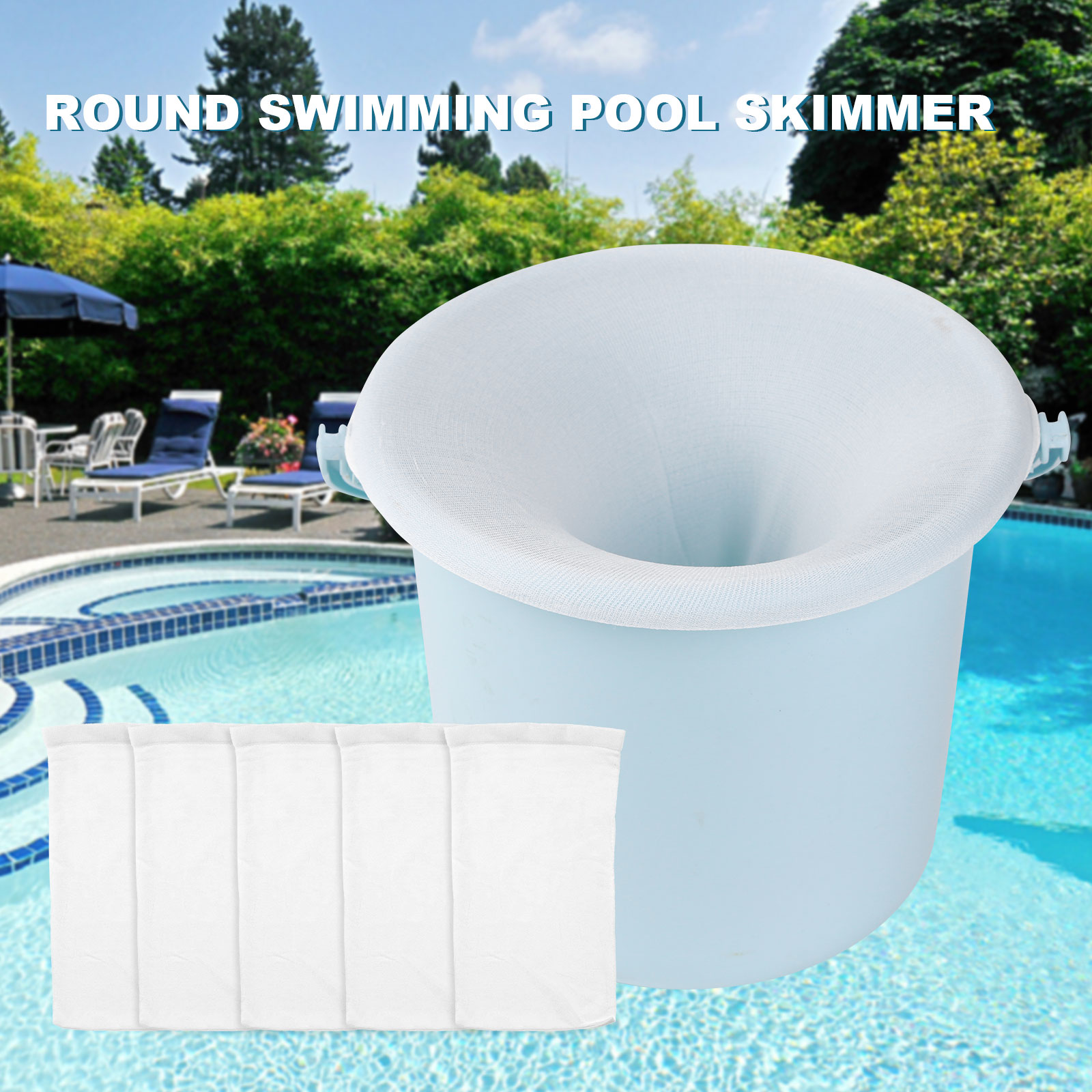 100-5PCS Pool Skimmer Socks El - Pool Skimmer Net 评论和价格