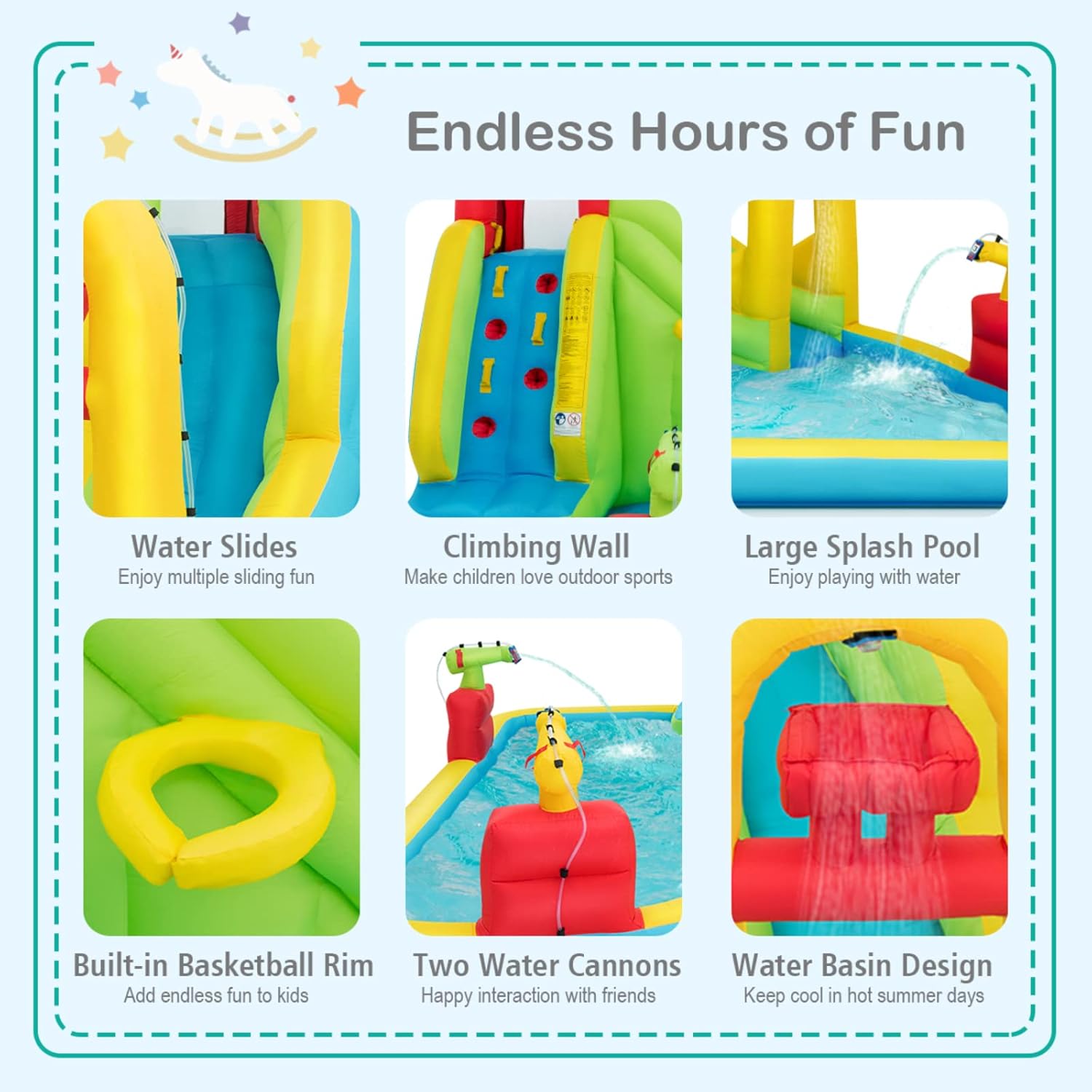 Mega Inflatable Water Park Bou - Water Slide Inflatable 评论和价格