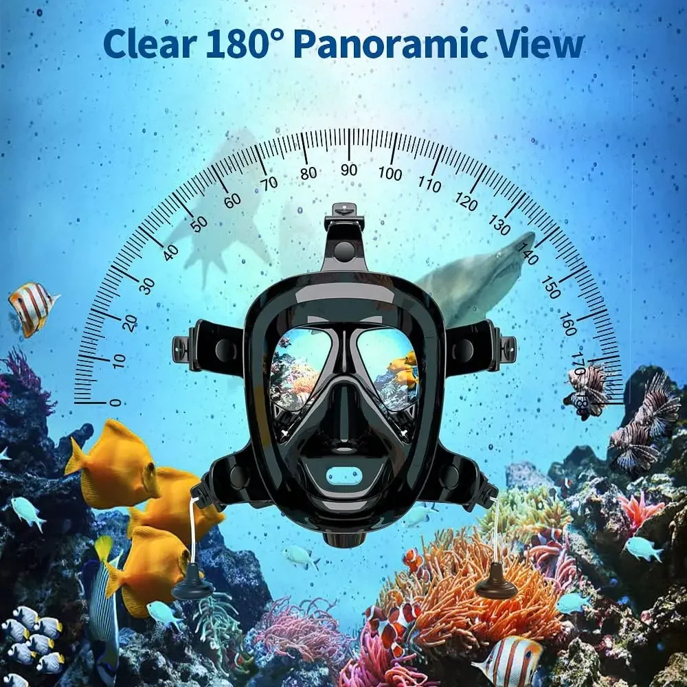 TRIMIX Full Face Diving Mask w - Snorkel Mask Full Face 评论和价格