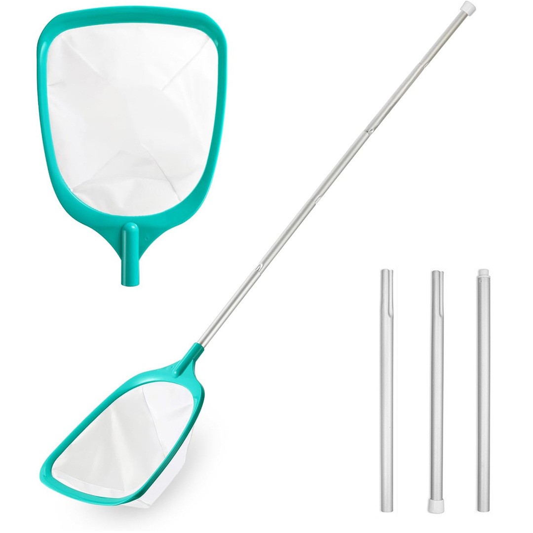 3 Sections Aluminum Alloy Pole - Pool Skimmer Net 评论和价格