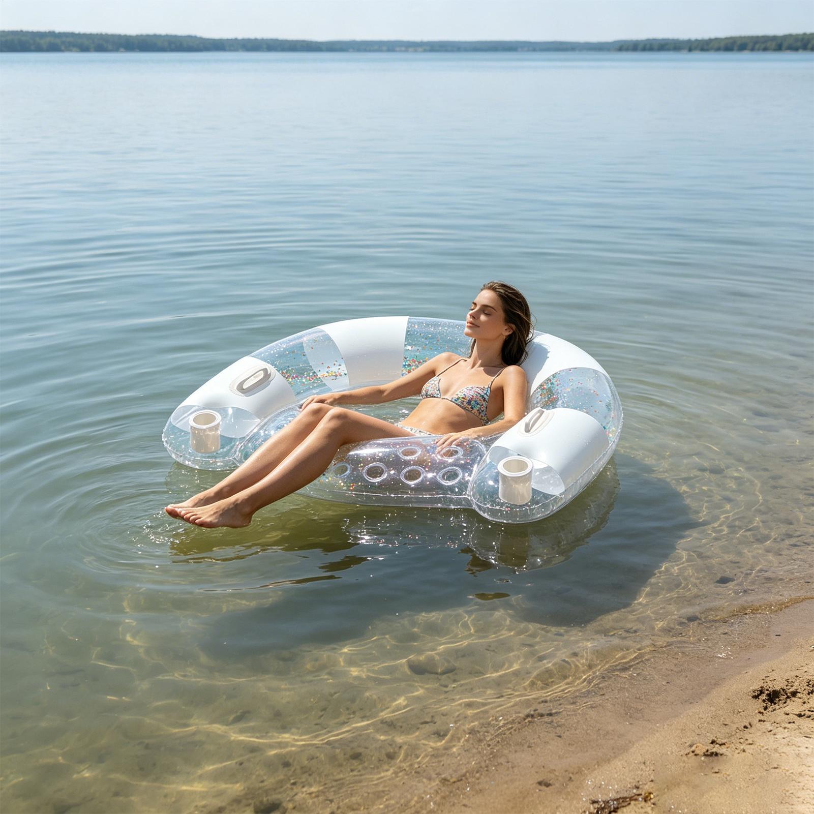 Pool Lounger Float Blow Up Lou - Pool Lounger Inflatable 评论和价格