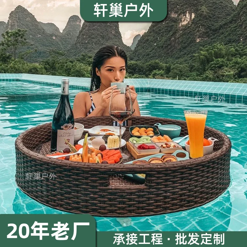 Net Red Floating Tray Round Ra - Pool Skimmer Net 评论和价格