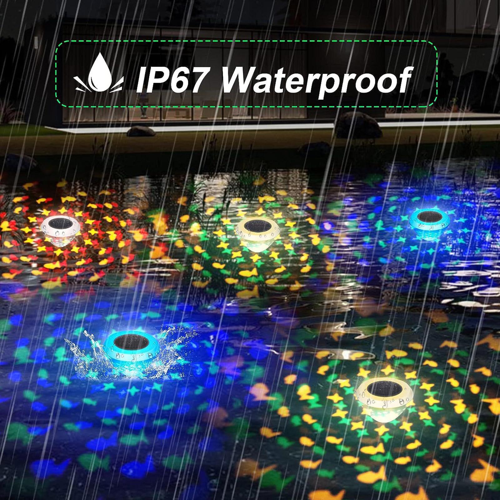 USB Rechargeable Color Changin - Pool Light Solar Rechargeable 评论和价格