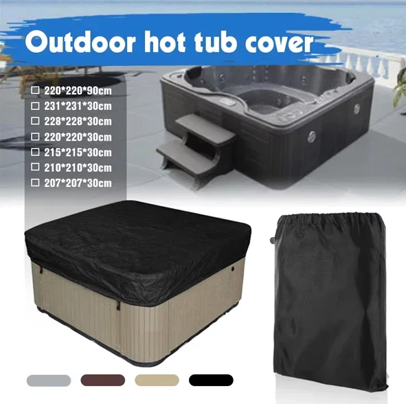 Spa Hot Tub Dust Cover Bathtub - Pool Cover Waterproof 评论和价格