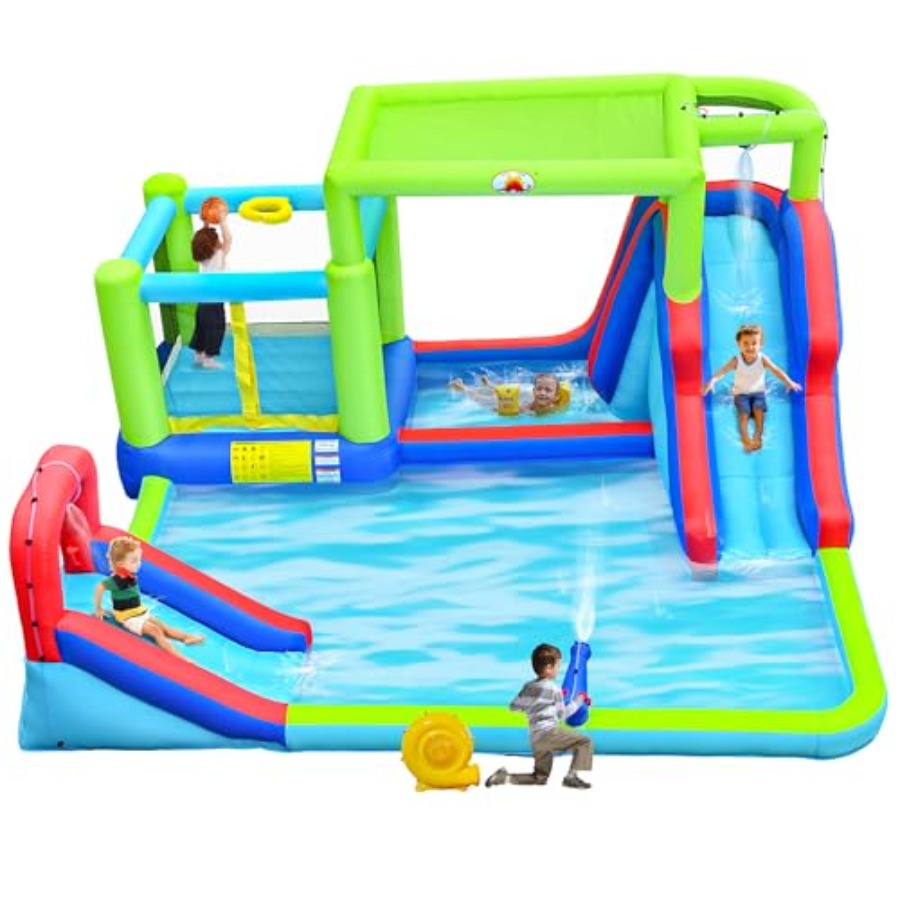 Inflatable Water Slide Water P - Water Slide Inflatable 评论和价格