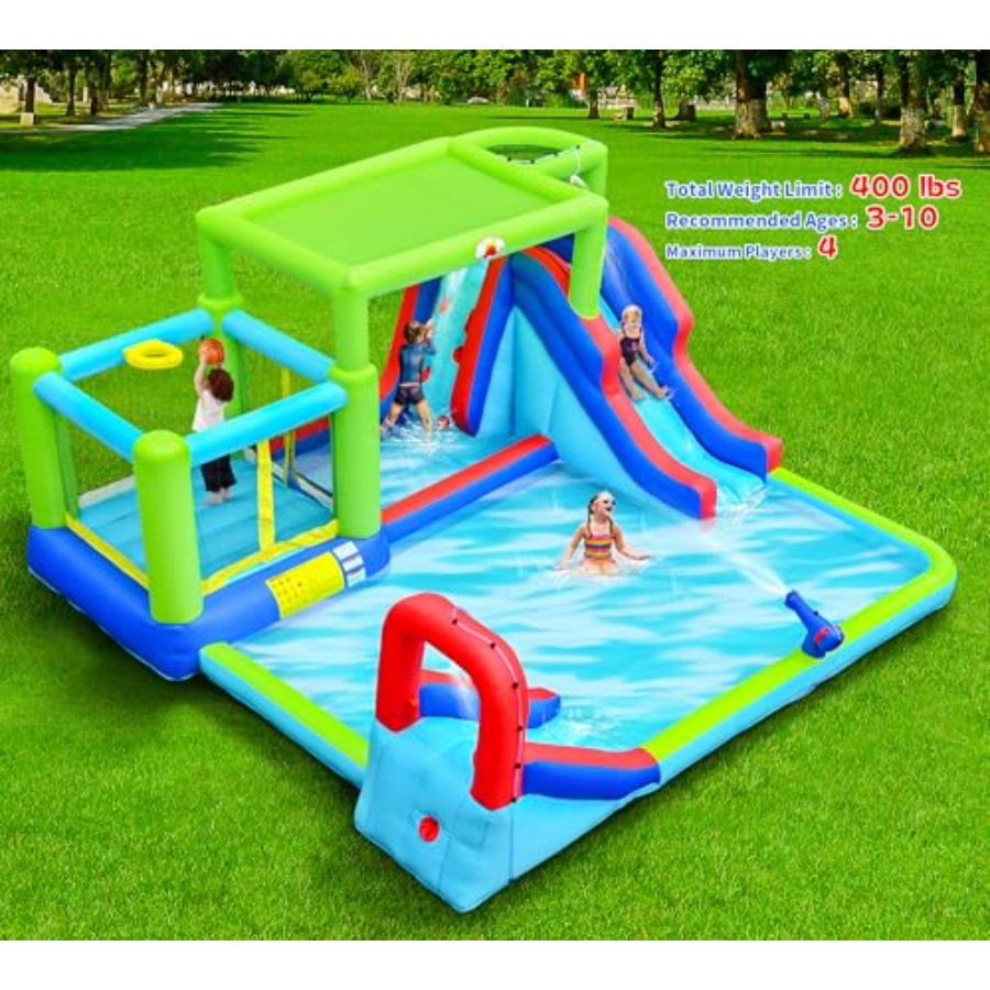 Inflatable Water Slide Water P - Water Slide Inflatable 评论和价格