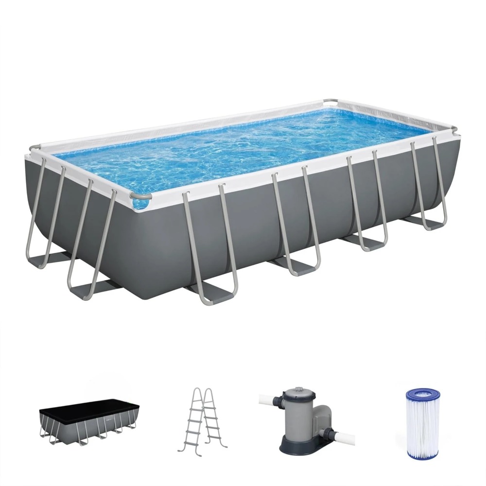 Rectangular Metal Frame Above  - Pool Ladder Above Ground 评论和价格