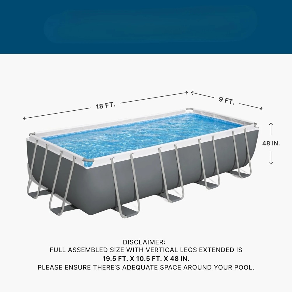 Rectangular Metal Frame Above  - Pool Ladder Above Ground 评论和价格