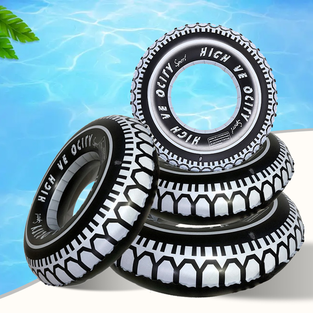 Tire Pattern Pool Floating Rin - Pool Float Ring Inflatable 评论和价格