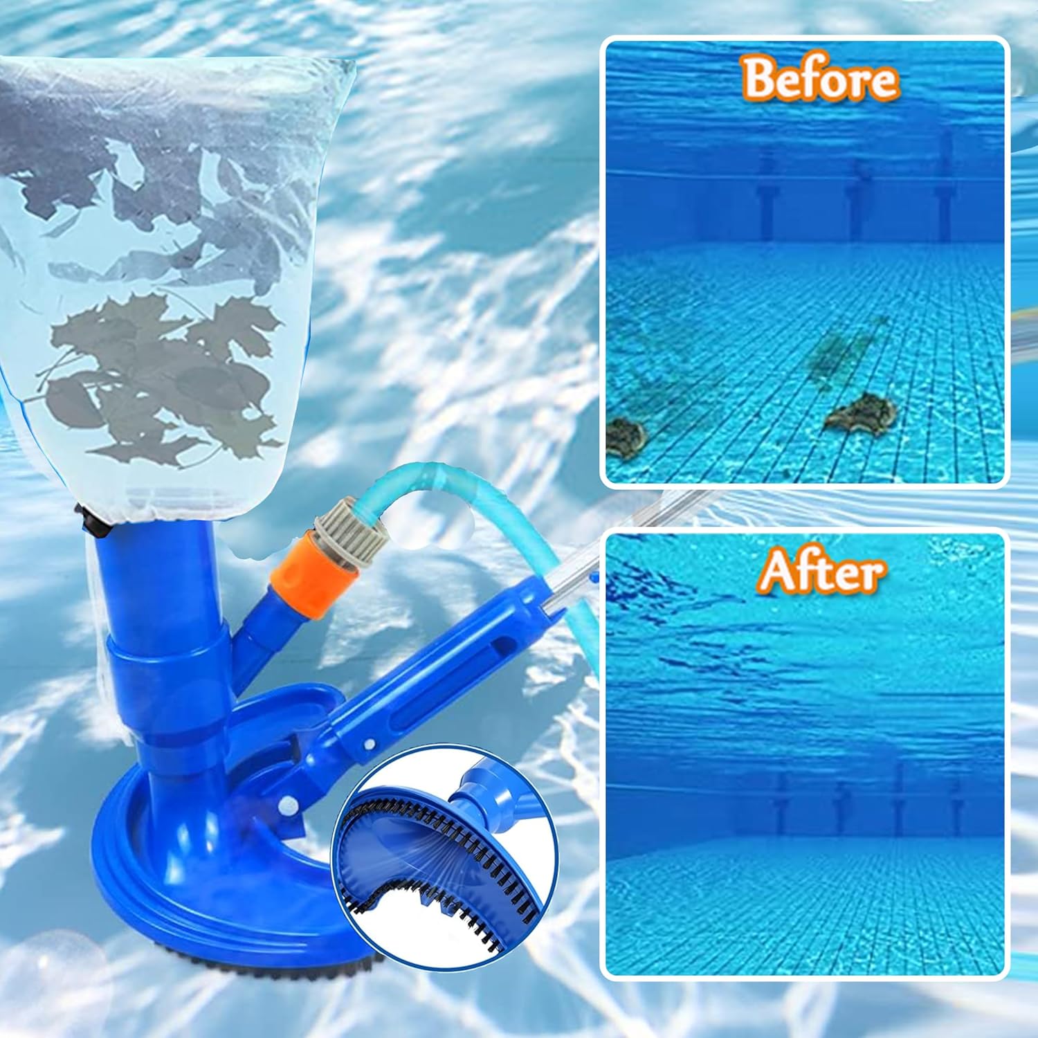 60 inch Pool Vacuum Cleaner Ha - Pool Vacuum Manual 评论和价格